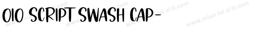 Oio Script Swash Cap字体转换